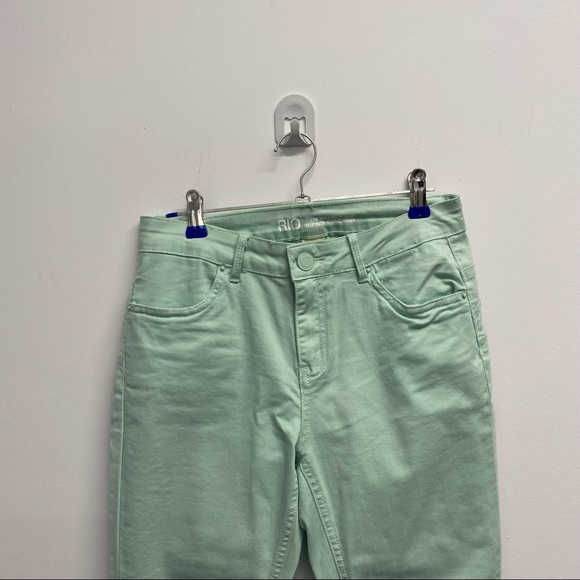 ✨NEW✨ LOW WAIST TEAL SKINNY JEANS - Picture 2 of 8